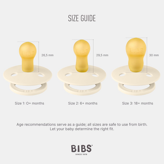 BIBS COLOUR chupetes calmantes 2 unidades caucho 0-6 meses