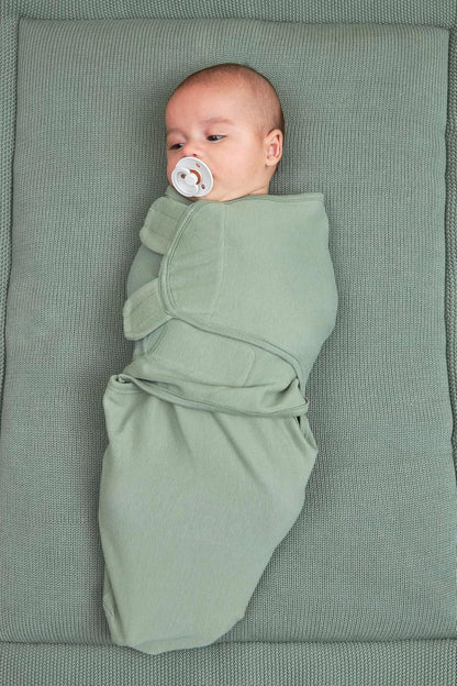 Meyco SwaddleMeyco arrullo Forest Green 0-3m