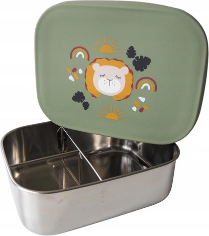 KIKADU caja de almuerzo de acero inoxidable 900 ml LEÓN