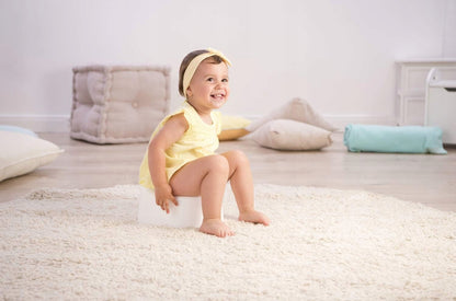 ROTHO Bella Bambina nocnik 6 m+ zielony, wygodny i stabilny nocnik dla dziecka z osłoną przed rozpryskami