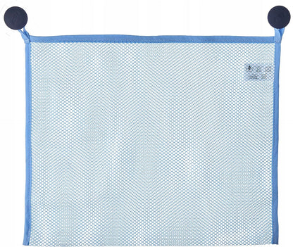REER siatka organizer na akcesoria do kąpieli, niebieski organizer łazienkowy 43x36 cm