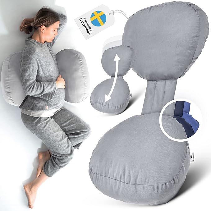 BABYBEFUN cojín de embarazo compacto y ajustable