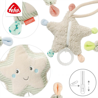 FEHN colgante con caja de música «¿Sabes cuántas estrellas hay?» ESTRELLA 20 cm