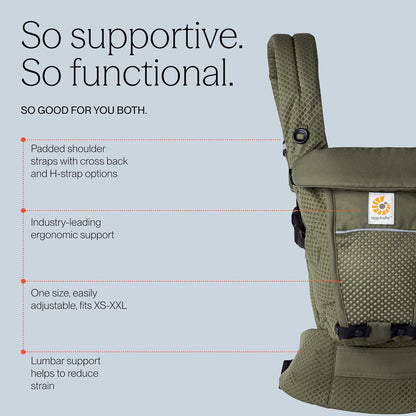 portabebés ergonómico ERGOBABY ADAPT SoftFlex MESH 3,2-20 kg