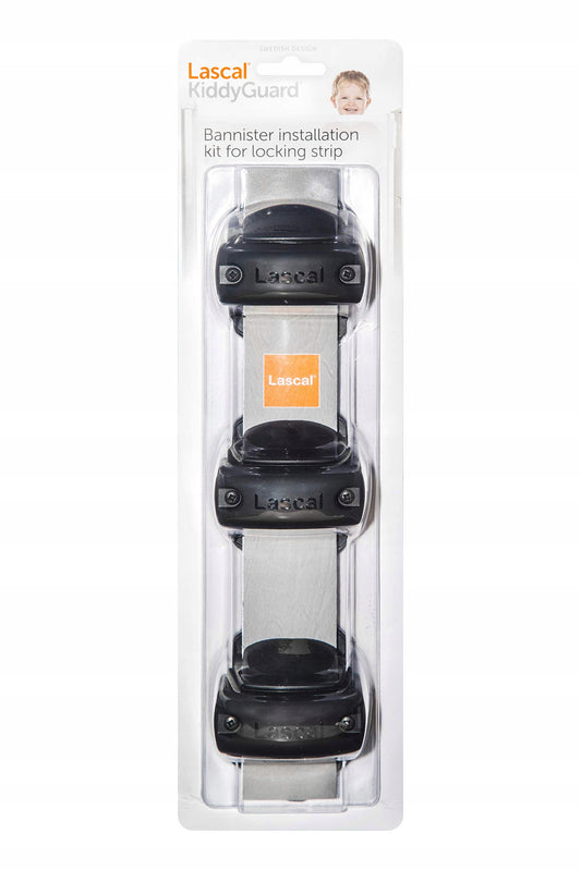 LASCAL KiddyGuard set de protectores para barandillas de escaleras con cinta de cierre 14-50 mm