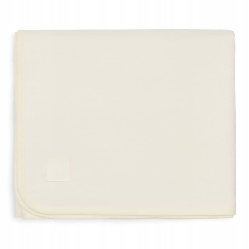JOLLEIN koc bawełniany IVORY 100x150, miękki beżowy kocyk 100% bawełna dla niemowlaka