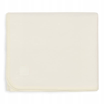JOLLEIN koc bawełniany IVORY 100x150, miękki beżowy kocyk 100% bawełna dla niemowlaka