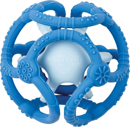NATTOU mordedores de silicona 2 piezas 7 cm y 10 cm