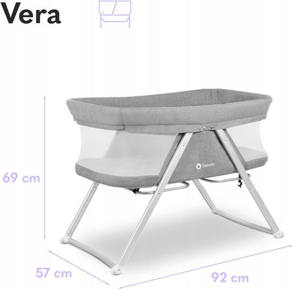 LIONELO VERA 3en1 cuna de viaje plegable hasta 9 kg para bebés