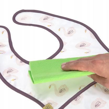 LASSIG babero de plástico con velcro y bolsillo 6-24 meses