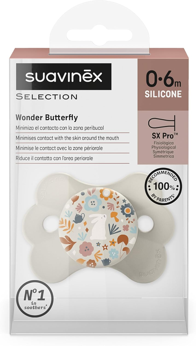 SUAVINEX chupete SELECTION SX PRO de silicona 0-6m para bebés