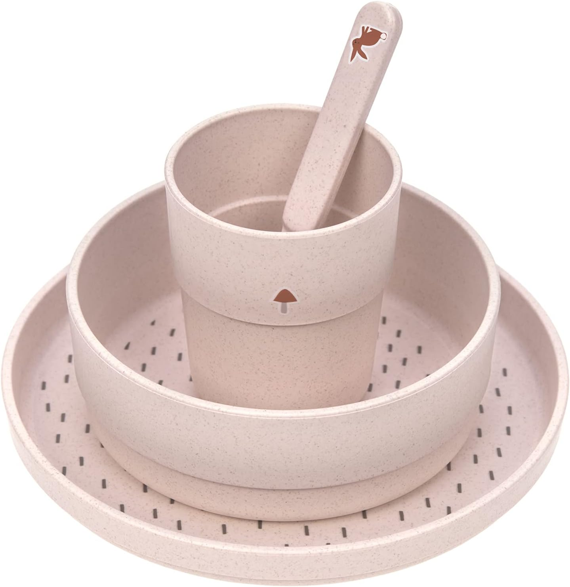 LASSIG set de vajilla sin melamina Little Forest Rabbit
