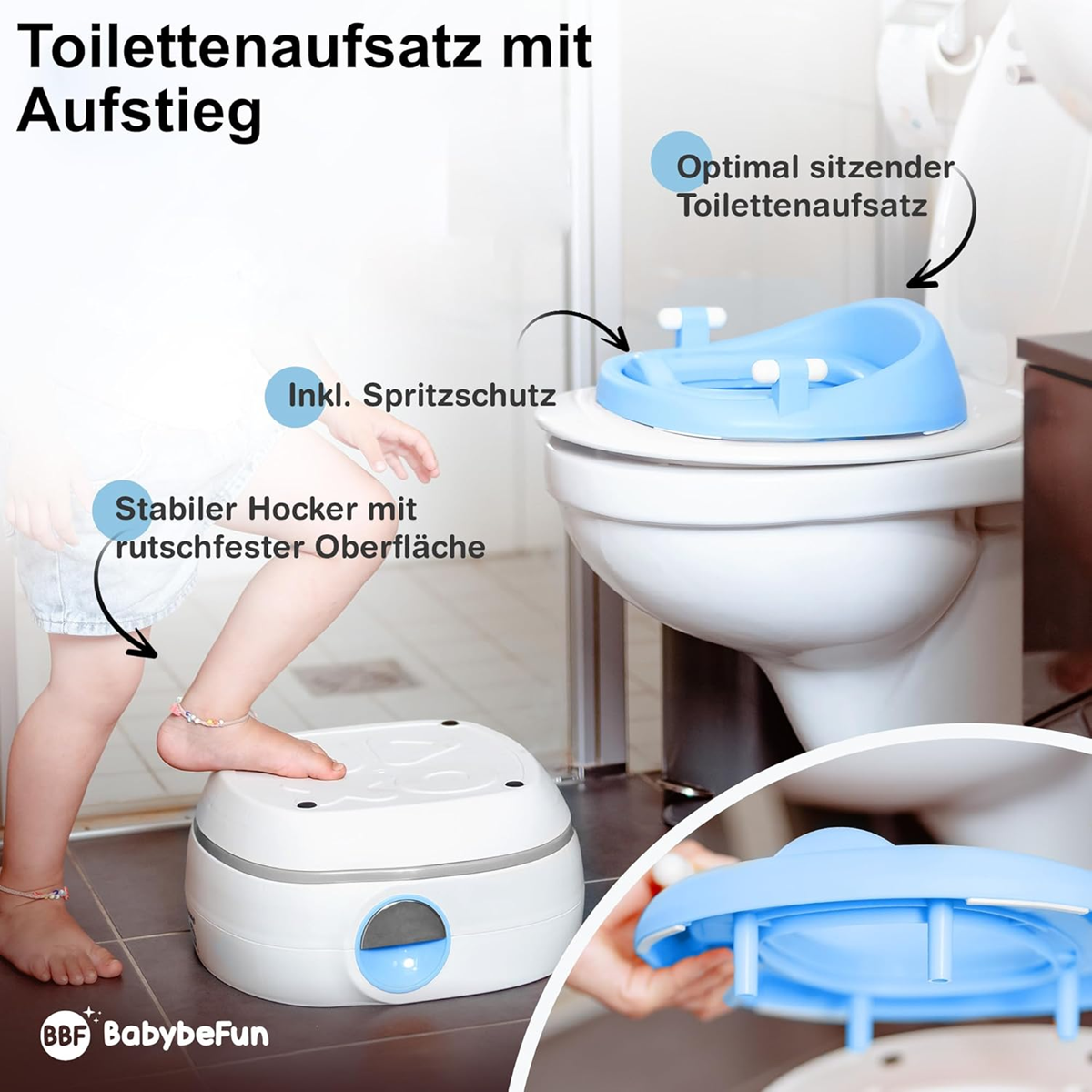 BABYBEFUN orinal adaptador orinal 3 en 1