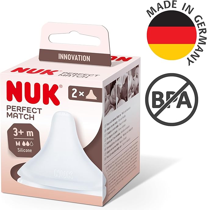 NUK Perfect Match tetina M flujo medio 3 m+
