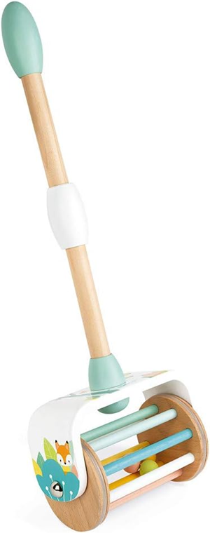 JANOD Andador de madera con sonajero 49 cm