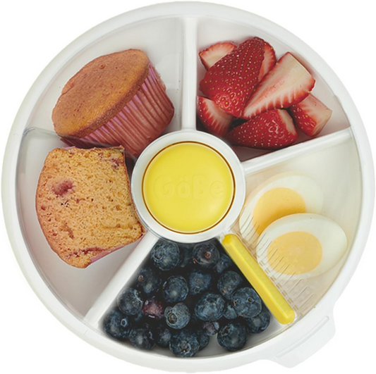GOBE Snack Spinner recipiente giratorio para snacks 5 compartimentos 5,5 x 16 cm
