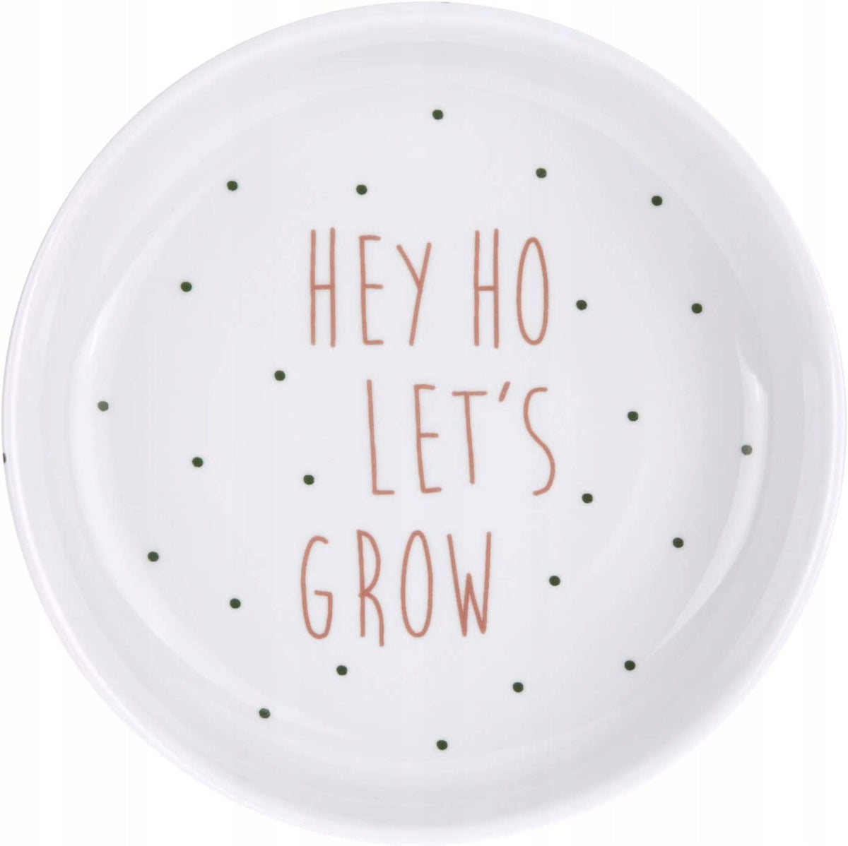 LASSIG Garden Explorer zestaw naczyń porcelanowych z motywem Hey Ho Let’s Grow