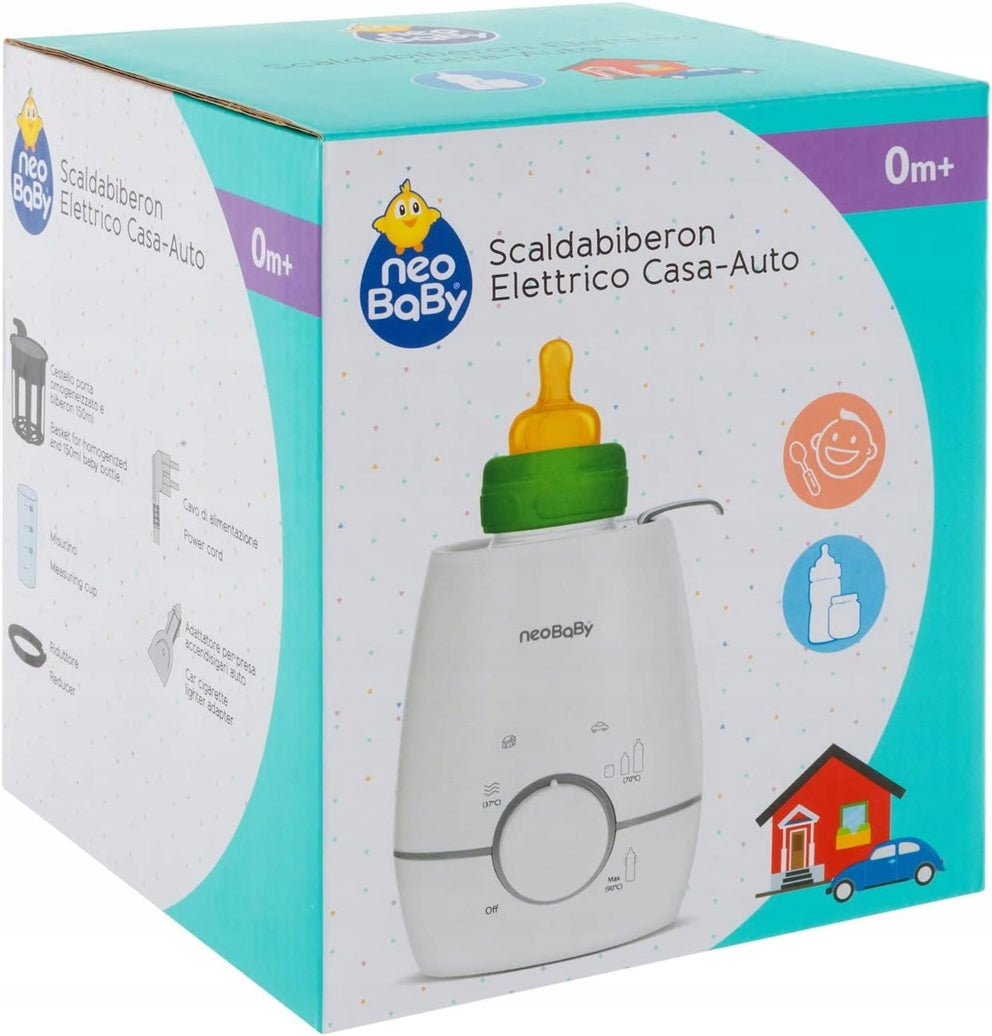 NEO BABY calientabiberones AUTO-HOGAR eléctrico para biberones de viaje