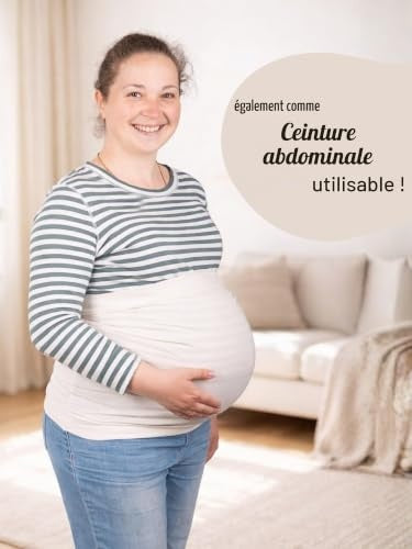 HOPPEDIZ Baby Bonding Top para el método canguro antracita M
