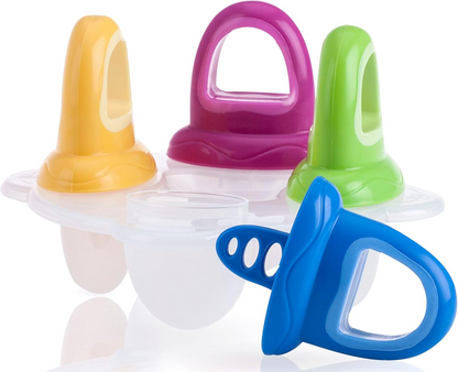 NUBY molde para polos con forma de chupete 4 unidades + bandeja para congelar