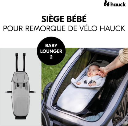 HAUCK Baby Lounger 2 reductor para portabebés de remolque de bicicleta