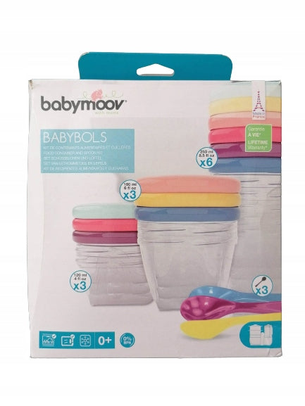 BABYMOOV Babybols Cuencos y Cucharas 15 piezas