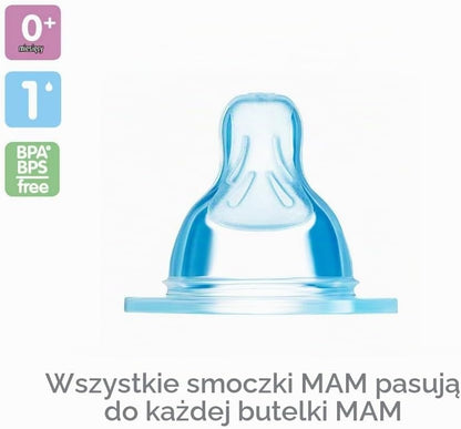 MAM tetinas para biberón talla 1 SkinSoft 0m+ x2