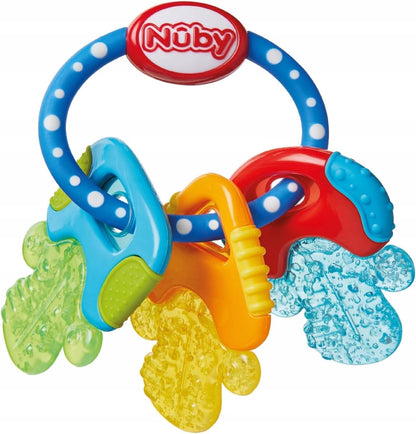 NUBY Mordedor de silicona refrigerante IcyBite 9 x 14 cm LLAVES