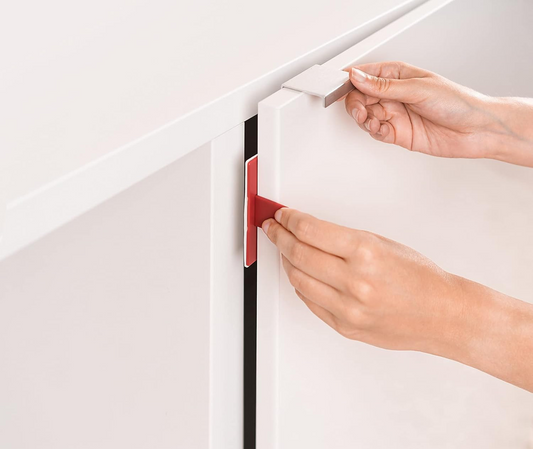 REER dispositivo de seguridad para armarios con puertas dobles 1 unidad