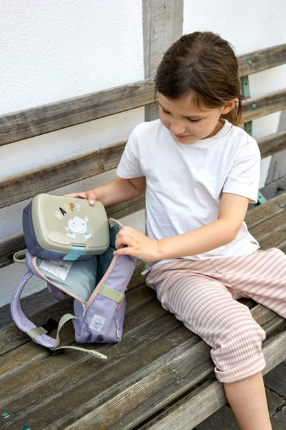 Lässig Tiny Outdoor Cloud recipiente para el desayuno con compartimento extraíble