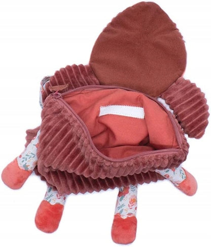 DEGLINGOS mochila de peluche para preescolar CIERVO 26 x 36 cm