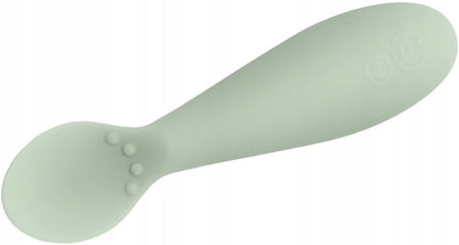 EZPZ Tiny Spoon zestaw silikonowe łyżeczki x2 4msc+ silikonowa łyżeczka do nauki jedzenia
