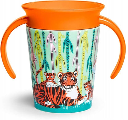 MUNCHKIN WildLove VASO ANTIDERRAME boquilla 360° 177 ml TIGRE 1 unidad