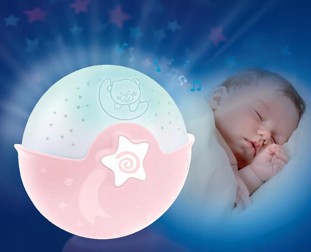 INFANTINO lámpara proyectora de luz relajante con sensor de sonido para bebés