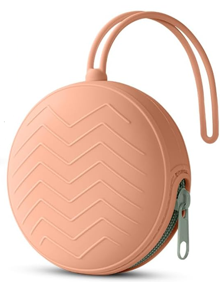 Portachupetes universal de silicona con diámetro de 9 cm