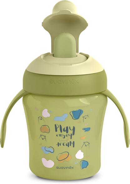 SUAVINEX Vaso de aprendizaje antigoteo con boquilla dura 200 ml 6 m+