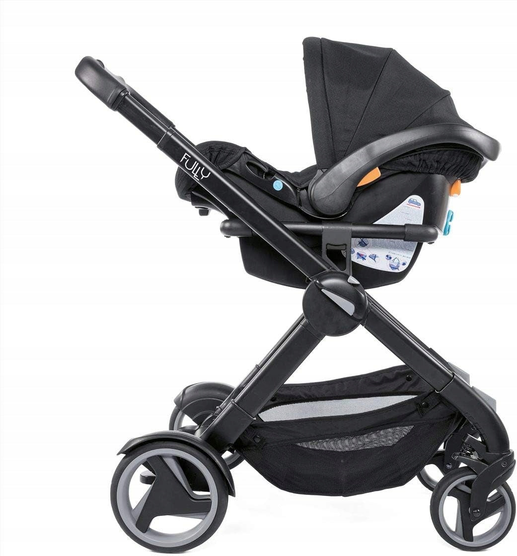 CHICCO adapter do wózka FULLY fotelika KEYFIT, czarny adapter do fotelika Chicco Fully z nosidełkiem Keyfit