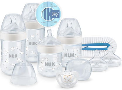 NUK set de biberones y accesorios Perfect Start Nature Sense 0-18 meses