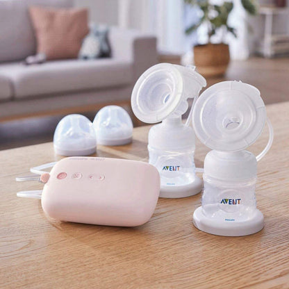 PHILIPS AVENT SCF397/11 podwójny LAKTATOR elektr.1. różowy, elektryczny laktator z akcesoriami