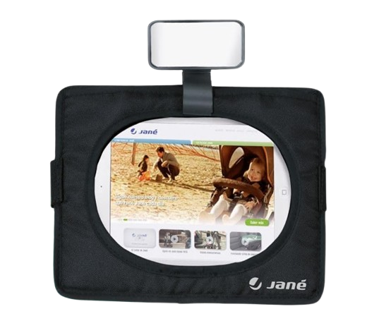 JANE espejo retrovisor para coche para vigilar al bebé y funda para tablet 20x26