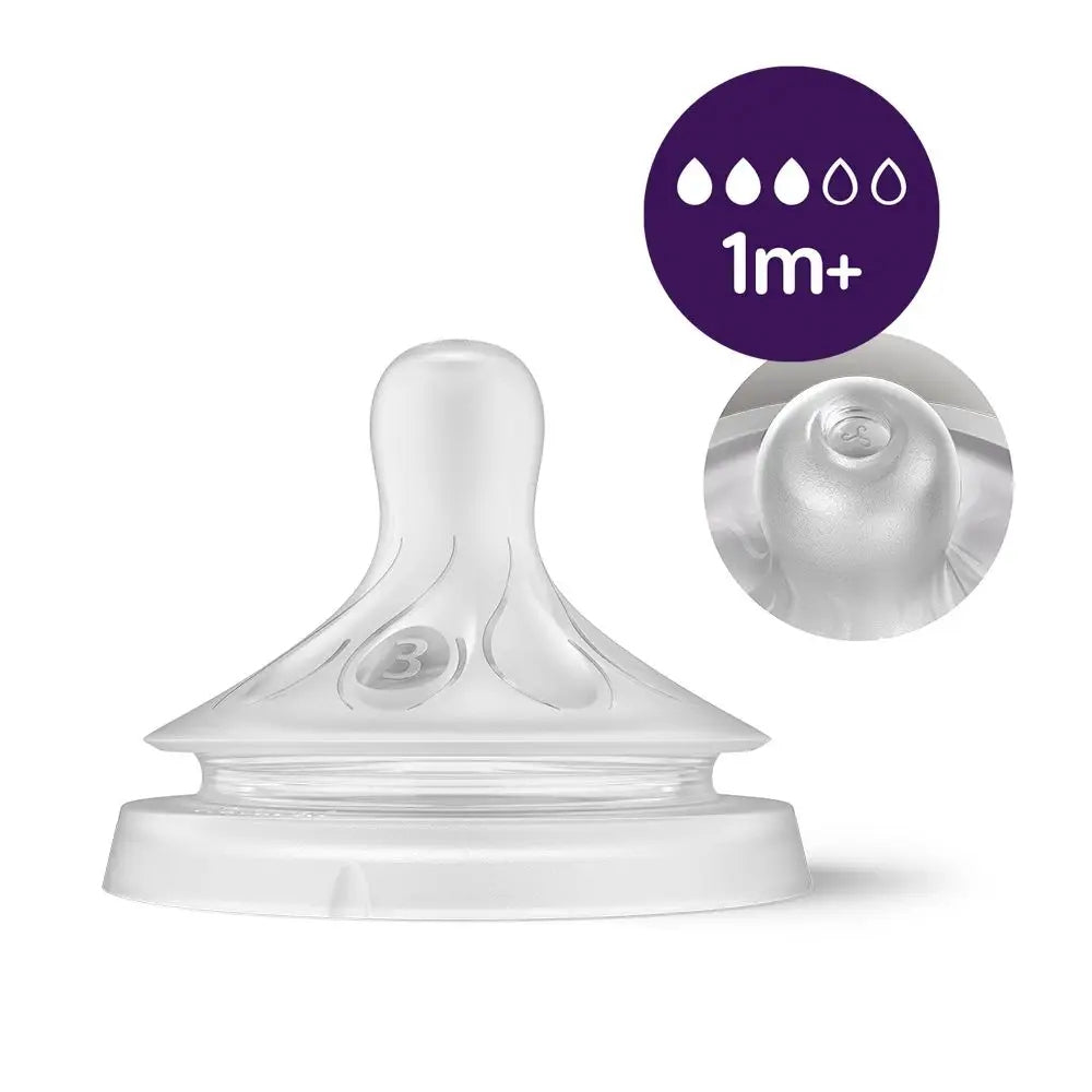 PHILIPS AVENT Biberón Natural RESPONSE 260 ml 1 mes+ con ventilación AIR FREE