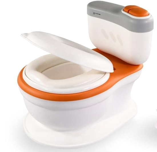 Orinal MOBICLINIC con soporte para papel higiénico