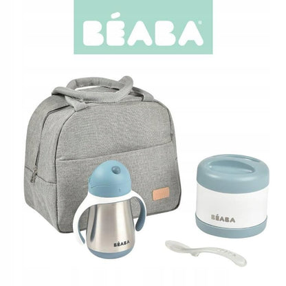 BEABA bolsa térmica aislante + termo, botella y cuchara