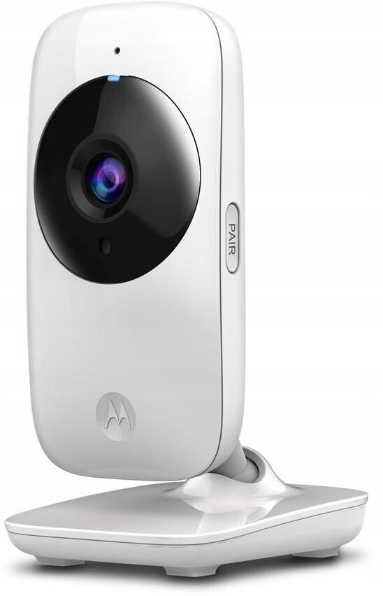 MOTOROLA kamera do niani MBP482 biała, monitor z trybem nocnym i czujnikiem temperatury, stan powystawowy