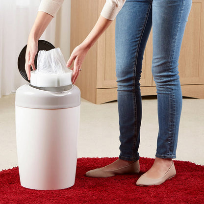 TOMMEE TIPPEE simplee sangenic kosz + wkład, łatwy w użyciu kosz na zużyte pieluchy z wkładem