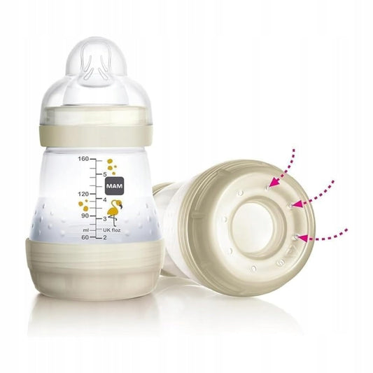 MAM Easy Start anti-colic bottles x2 160ml 0+