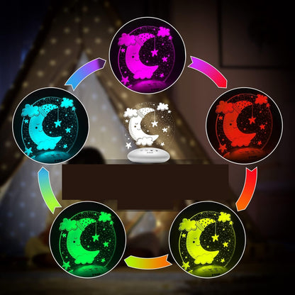 REER ColourLumy luz nocturna LED 5 colores LUNA