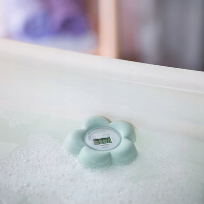 PHILIPS AVENT SCH480 termometr 2w1 woda otoczenie miętowy, pływający termometr do kąpieli z cyfrowym wyświetlaczem