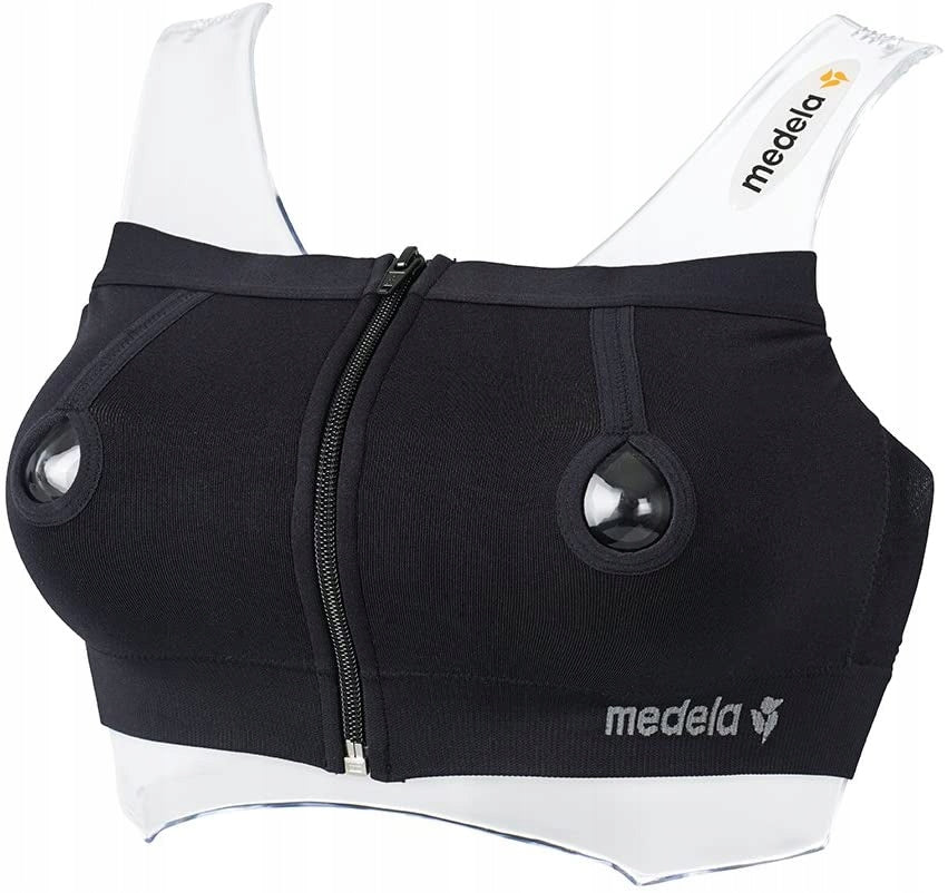 MEDELA gorset do laktatora EASY EXPRESSION M czarny, nowy gorset do odciągania pokarmu Medela