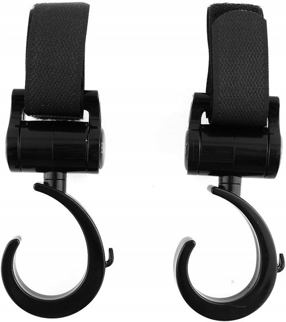 Soportes para fijar la bolsa al marco del cochecito, 2 unidades